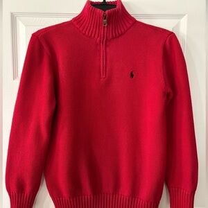 Polo Ralph Lauren 1/4 Zip Cotton Sweater
